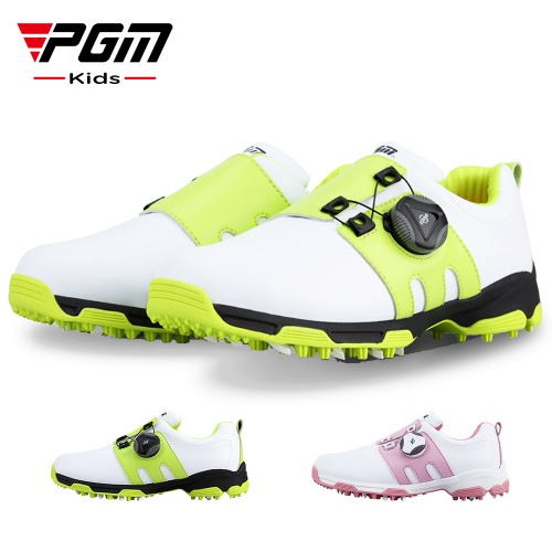 (200-235) 피지엠 PGM 아동 골프화 사이드 미끄럼방지 3D 회전버클